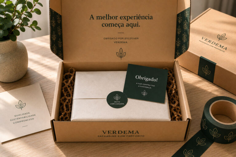 O primeiro contacto do cliente não é o produto, é a embalagem
